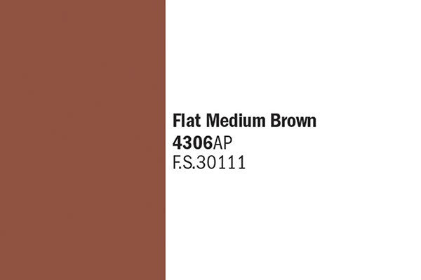 Flat Medium Brown